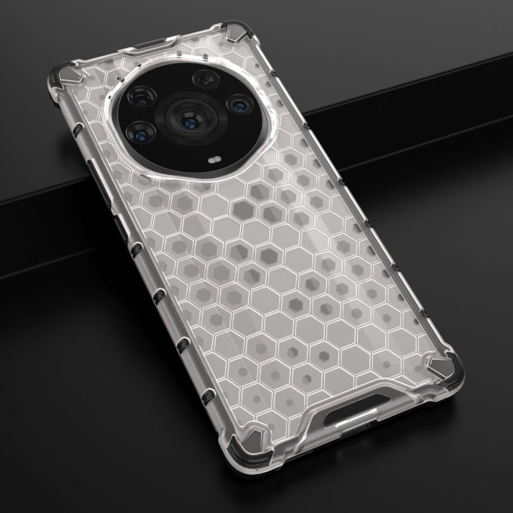 For Honor Magic3 Pro Plus Shockproof Honeycomb PC + TPU Case with Neck Lanyard
