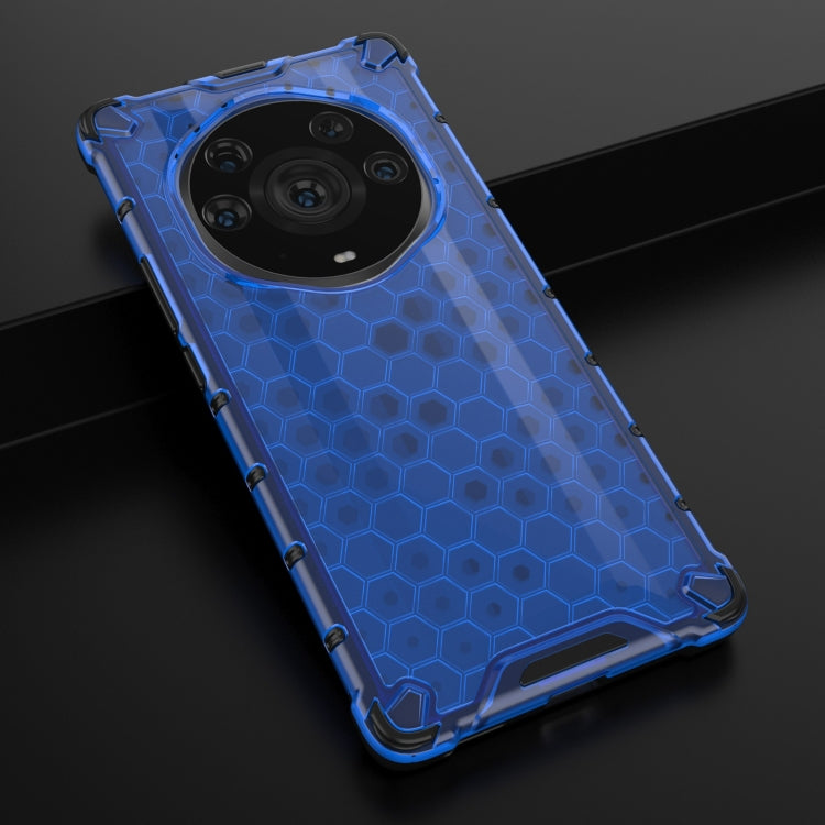 For Honor Magic3 Pro Plus Shockproof Honeycomb PC + TPU Case with Neck Lanyard