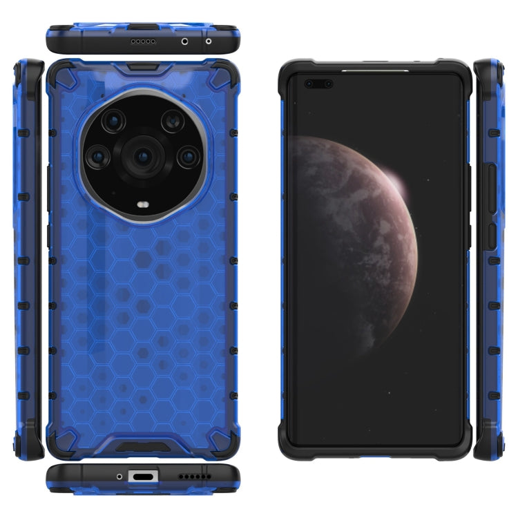 For Honor Magic3 Pro Plus Shockproof Honeycomb PC + TPU Case with Neck Lanyard