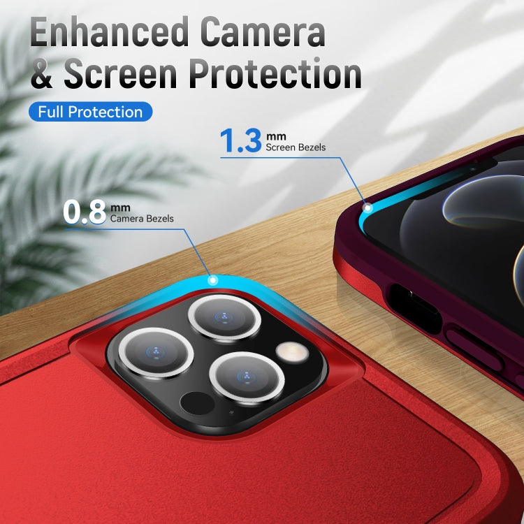 For iPhone 13 Pro Max Pioneer Armor Heavy Duty Shockproof Phone Case