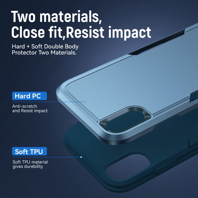 For iPhone XR Pioneer Armor Heavy Duty Shockproof Phone Case
