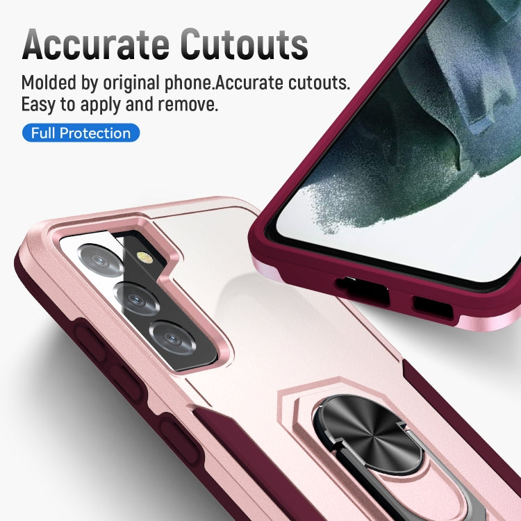 For Samsung Galay S21 5G Pioneer Armor Heavy Duty PC + TPU Shockproof Case with Holder