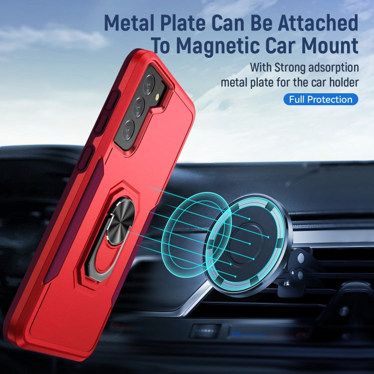 For Samsung Galay S21 5G Pioneer Armor Heavy Duty PC + TPU Shockproof Case with Holder