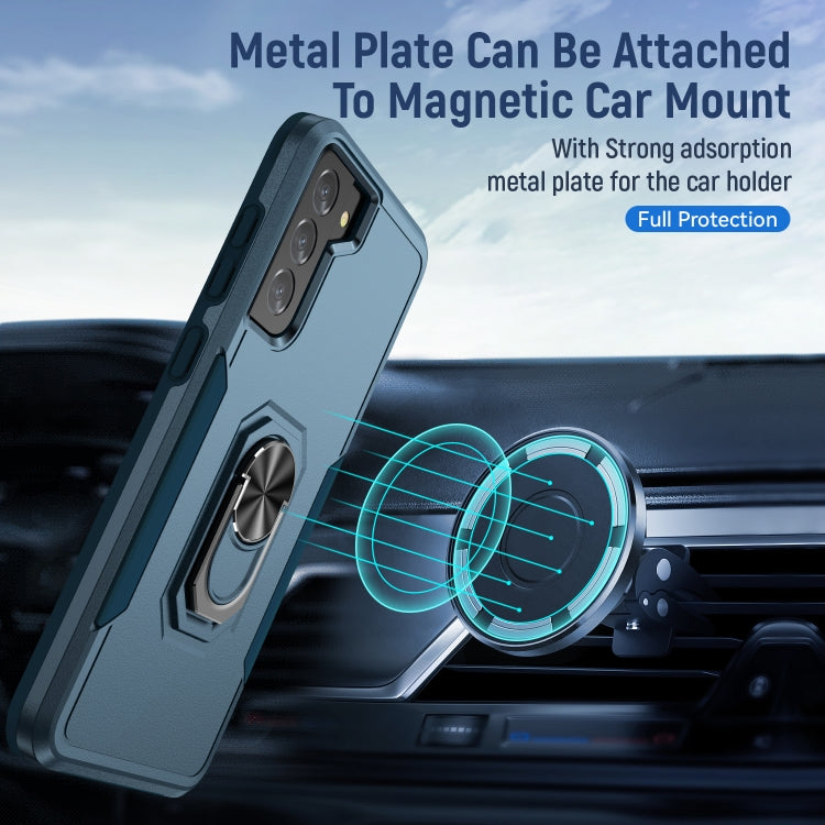 For Samsung Galay S21 5G Pioneer Armor Heavy Duty PC + TPU Shockproof Case with Holder