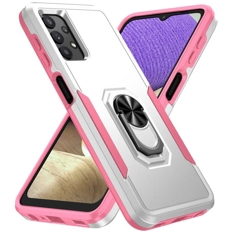 For Samsung Galay A32 5G Pioneer Armor Heavy Duty PC + TPU Shockproof Case with Holder