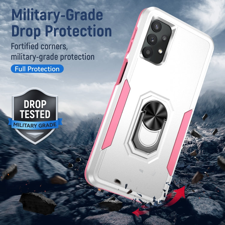 For Samsung Galay A32 5G Pioneer Armor Heavy Duty PC + TPU Shockproof Case with Holder
