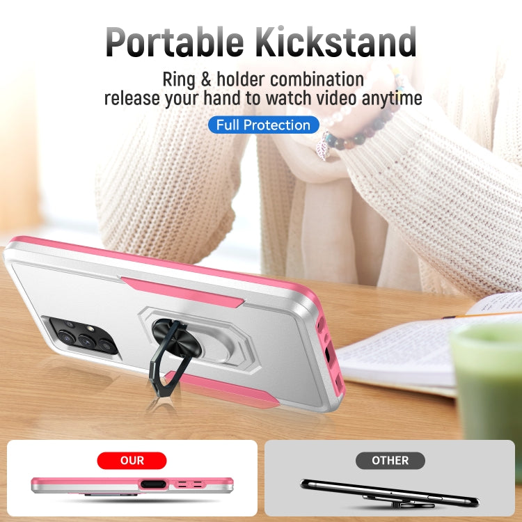 For Samsung Galay A32 5G Pioneer Armor Heavy Duty PC + TPU Shockproof Case with Holder