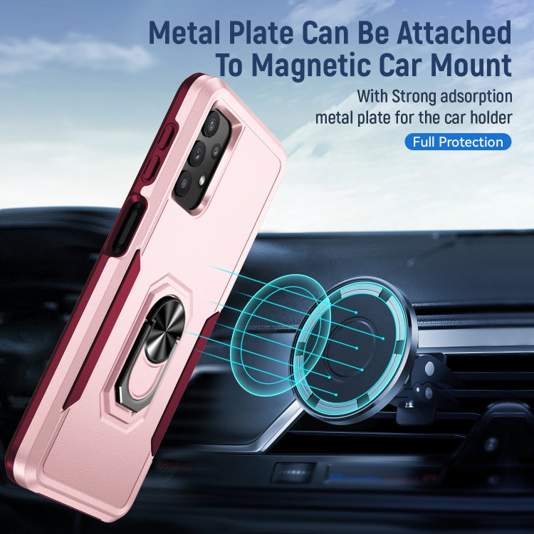 For Samsung Galay A32 5G Pioneer Armor Heavy Duty PC + TPU Shockproof Case with Holder