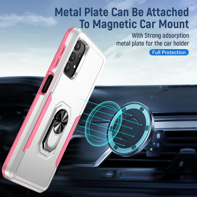 For Samsung Galay A32 4G Pioneer Armor Heavy Duty PC + TPU Shockproof Case with Holder