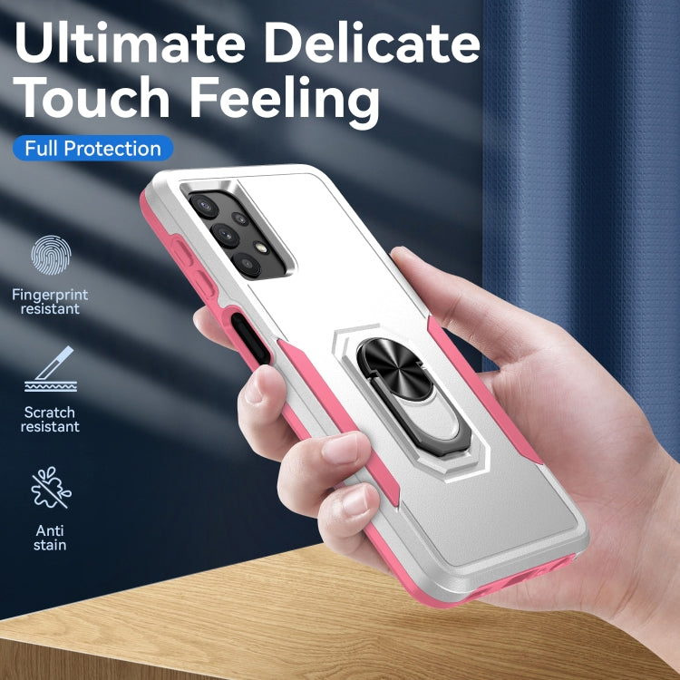 For Samsung Galay A32 4G Pioneer Armor Heavy Duty PC + TPU Shockproof Case with Holder