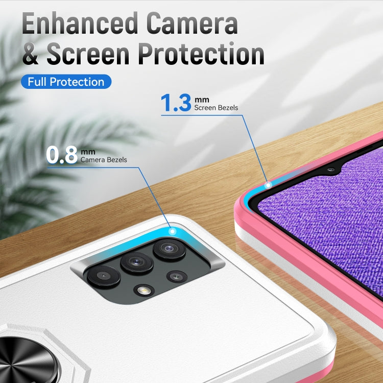 For Samsung Galay A32 4G Pioneer Armor Heavy Duty PC + TPU Shockproof Case with Holder