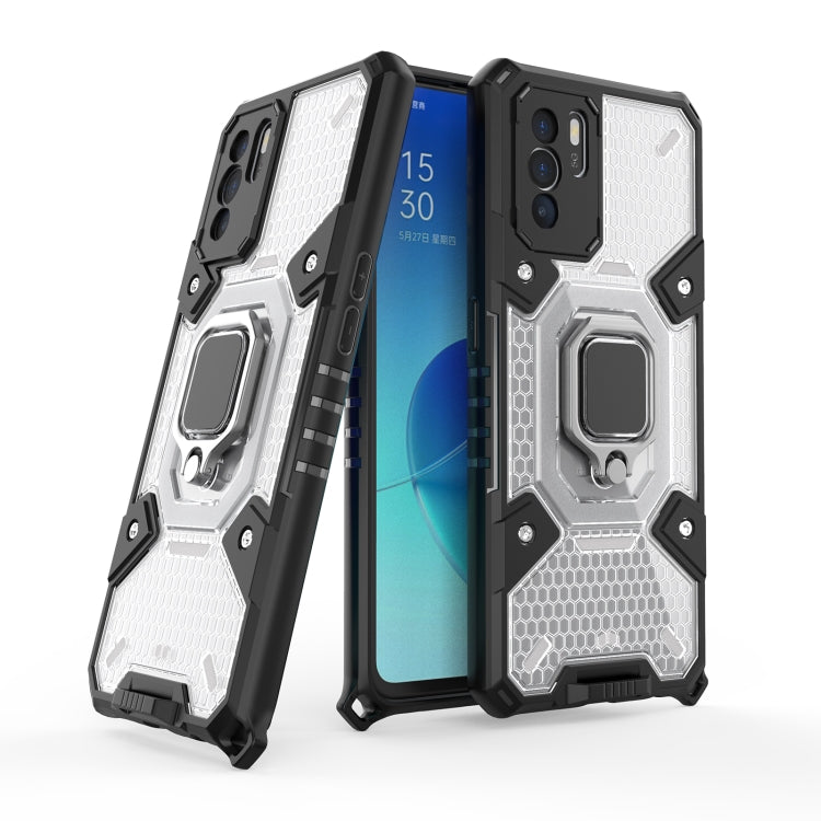 For OPPO Reno 6Z Space PC + TPU Ring Holder Protective Case