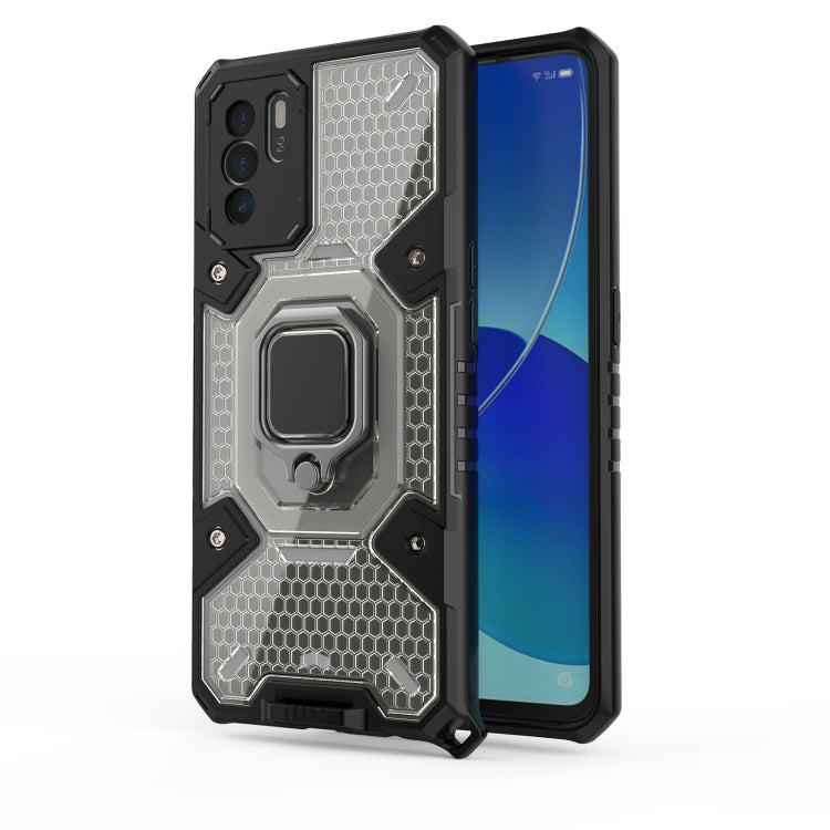 For OPPO Reno 6Z Space PC + TPU Ring Holder Protective Case