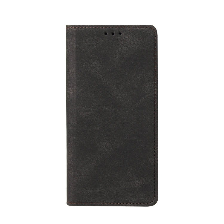For Samsung Galaxy A01 EU Version Simple Suction Closure Horizontal Flip Leather Case with Holder & Card Slot & Wallet