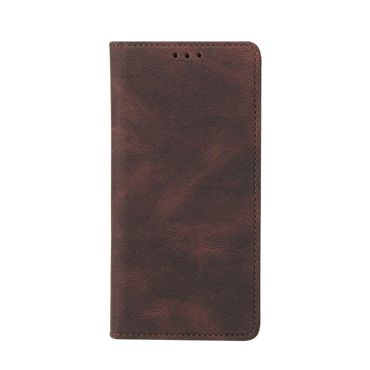 For Samsung Galaxy A01 EU Version Simple Suction Closure Horizontal Flip Leather Case with Holder & Card Slot & Wallet