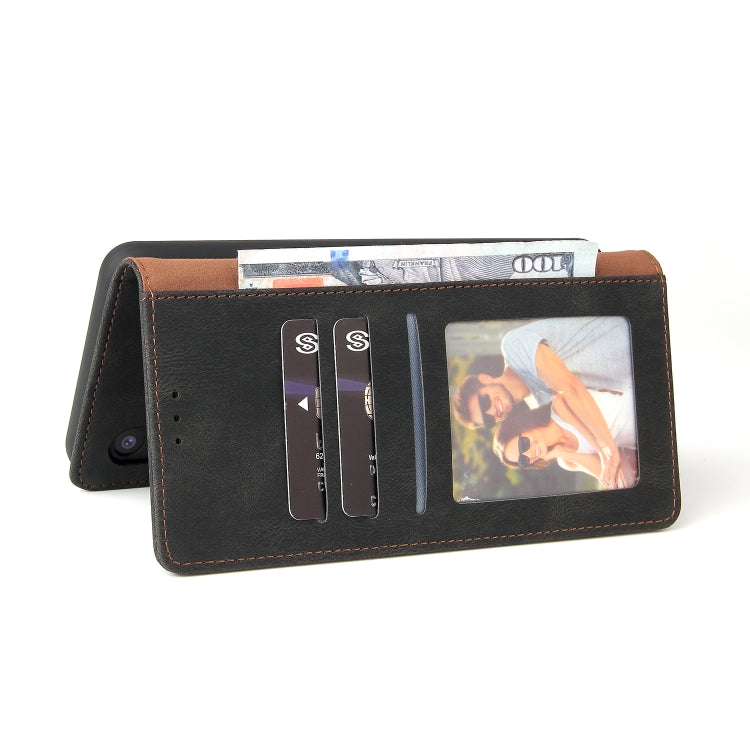 For Samsung Galaxy A02 Simple Suction Closure Horizontal Flip Leather Case with Holder & Card Slot & Wallet