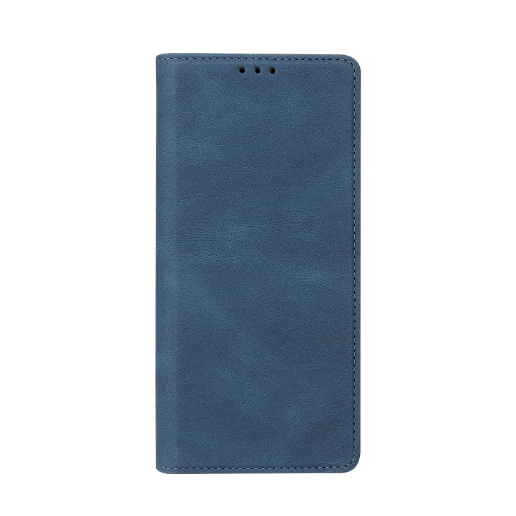 For Samsung Galaxy A02 Simple Suction Closure Horizontal Flip Leather Case with Holder & Card Slot & Wallet