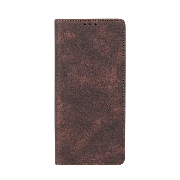 For Samsung Galaxy A02 Simple Suction Closure Horizontal Flip Leather Case with Holder & Card Slot & Wallet
