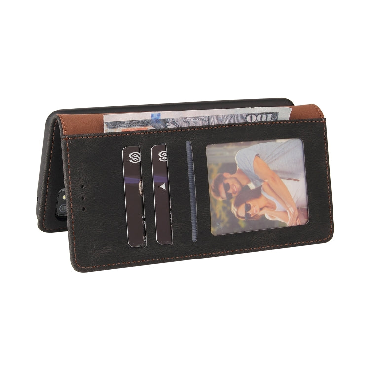 For Samsung Galaxy A02s Simple Suction Closure Horizontal Flip Leather Case with Holder & Card Slot & Wallet