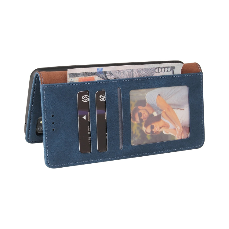 For Samsung Galaxy A02s Simple Suction Closure Horizontal Flip Leather Case with Holder & Card Slot & Wallet