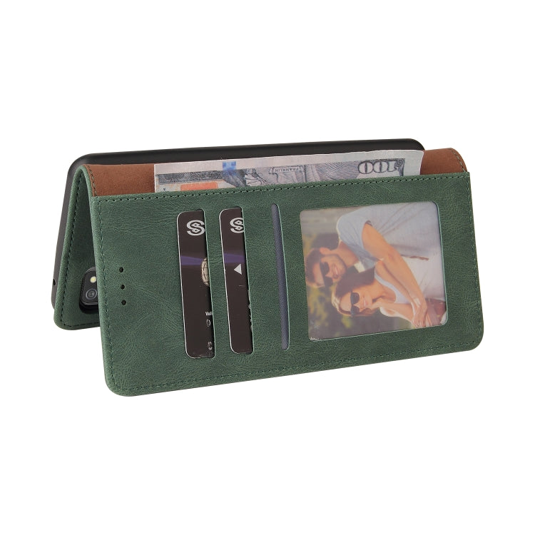 For Samsung Galaxy A02s Simple Suction Closure Horizontal Flip Leather Case with Holder & Card Slot & Wallet