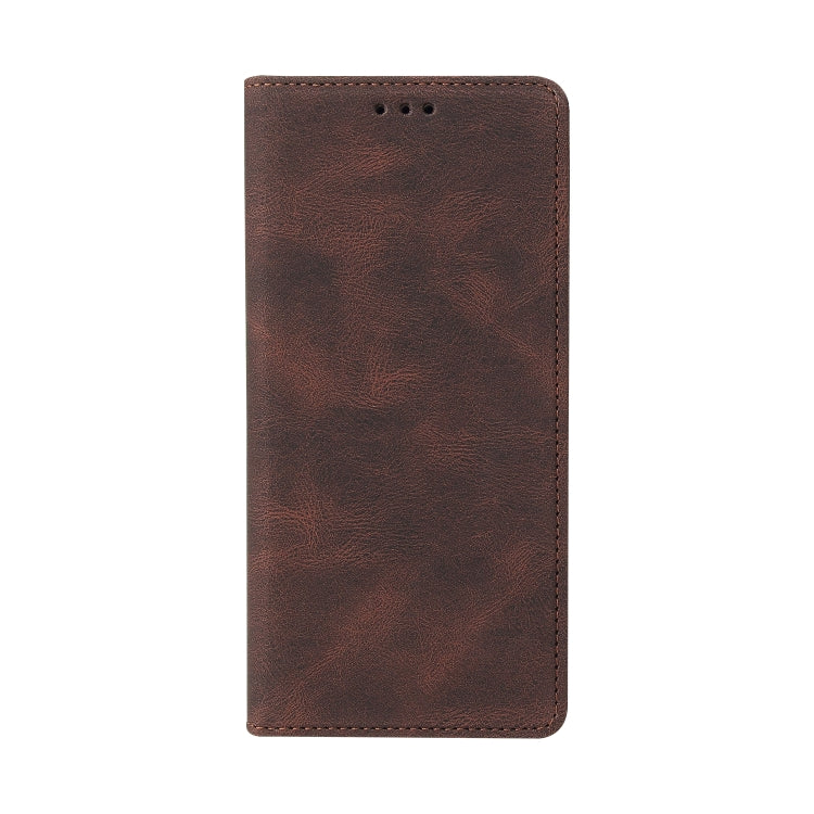 For Samsung Galaxy A02s Simple Suction Closure Horizontal Flip Leather Case with Holder & Card Slot & Wallet