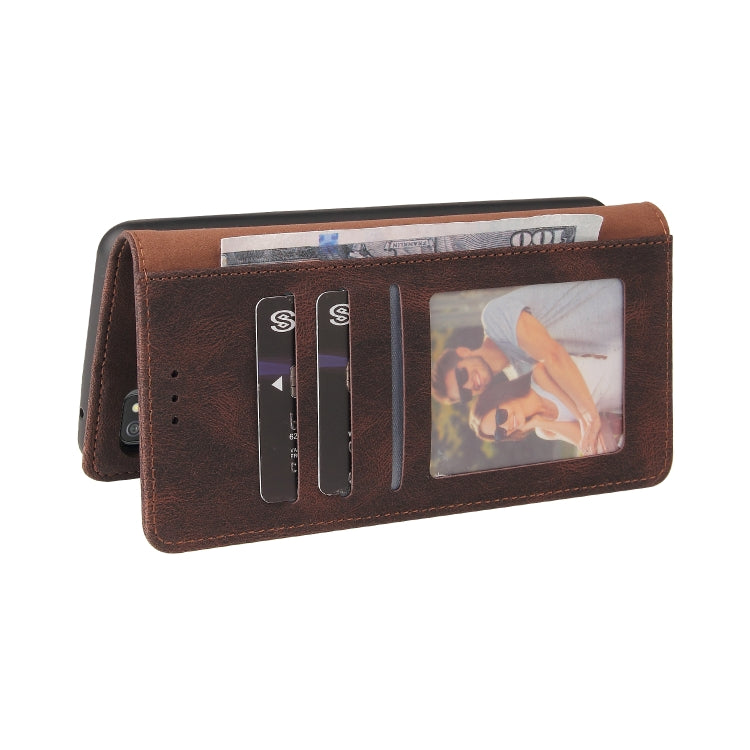 For Samsung Galaxy A02s Simple Suction Closure Horizontal Flip Leather Case with Holder & Card Slot & Wallet
