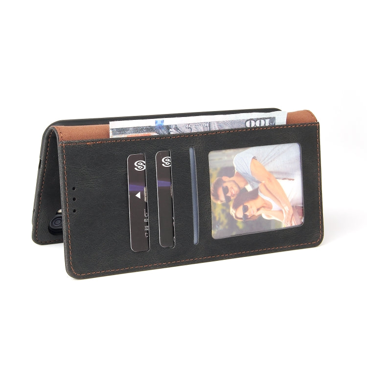 For Samsung Galaxy A11 EU Version Simple Suction Closure Horizontal Flip Leather Case with Holder & Card Slot & Wallet