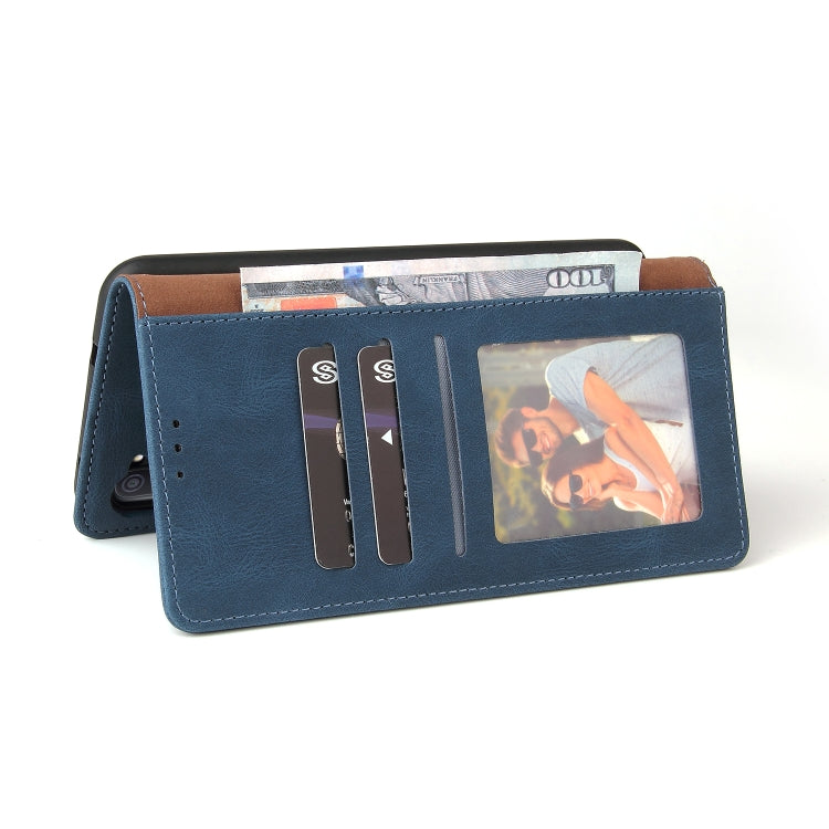 For Samsung Galaxy A11 EU Version Simple Suction Closure Horizontal Flip Leather Case with Holder & Card Slot & Wallet