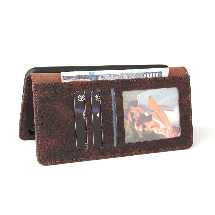 For Samsung Galaxy A11 EU Version Simple Suction Closure Horizontal Flip Leather Case with Holder & Card Slot & Wallet