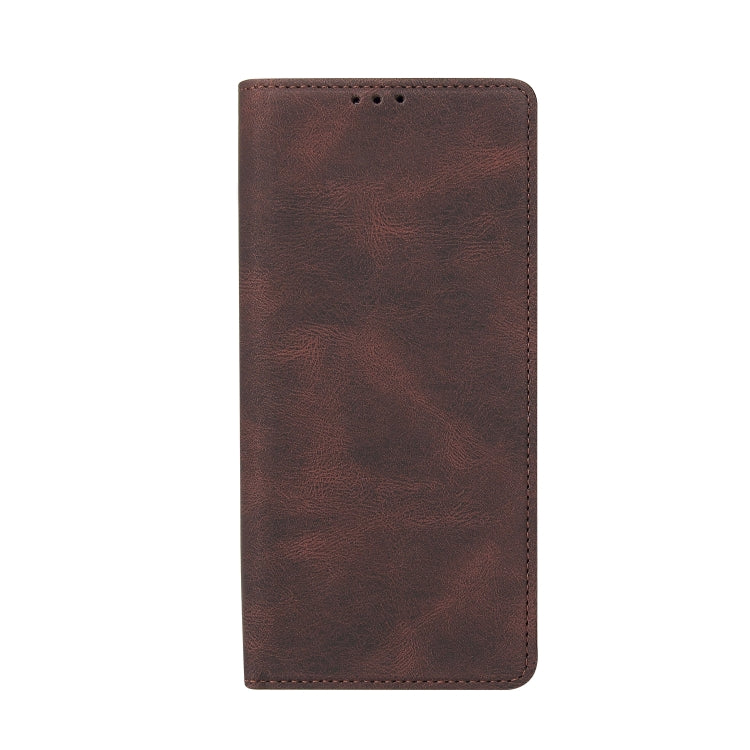 For Samsung Galaxy A11 US Version Simple Suction Closure Horizontal Flip Leather Case with Holder & Card Slot & Wallet