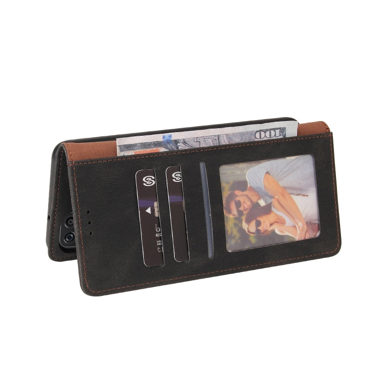 For Samsung Galaxy A12 Simple Suction Closure Horizontal Flip Leather Case with Holder & Card Slot & Wallet