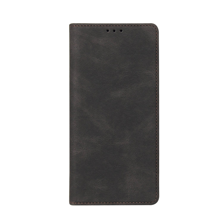 For Samsung Galaxy A21 EU Version Simple Suction Closure Horizontal Flip Leather Case with Holder & Card Slot & Wallet