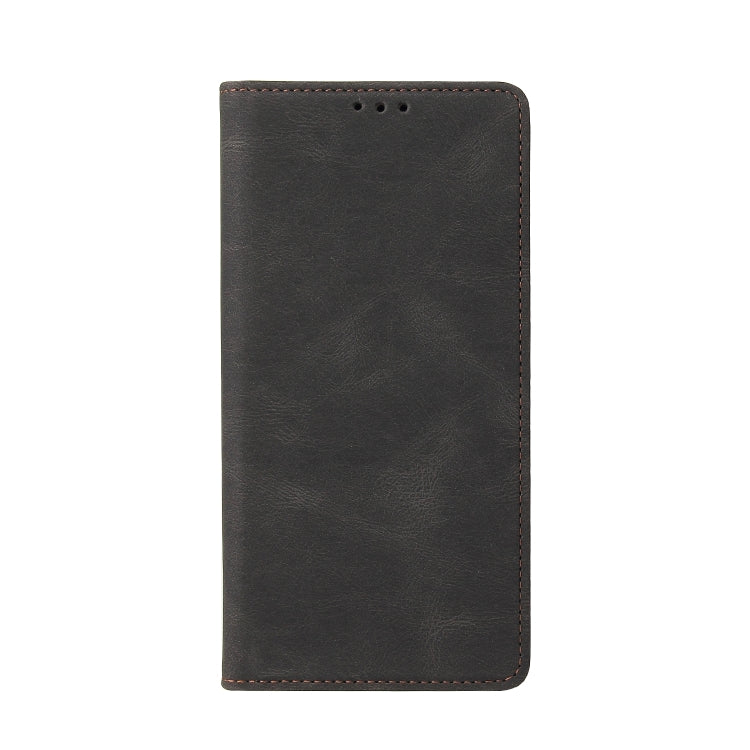 For Samsung Galaxy A32 4G Simple Suction Closure Horizontal Flip Leather Case with Holder & Card Slot & Wallet