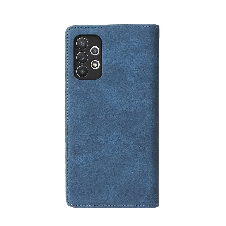 For Samsung Galaxy A32 4G Simple Suction Closure Horizontal Flip Leather Case with Holder & Card Slot & Wallet