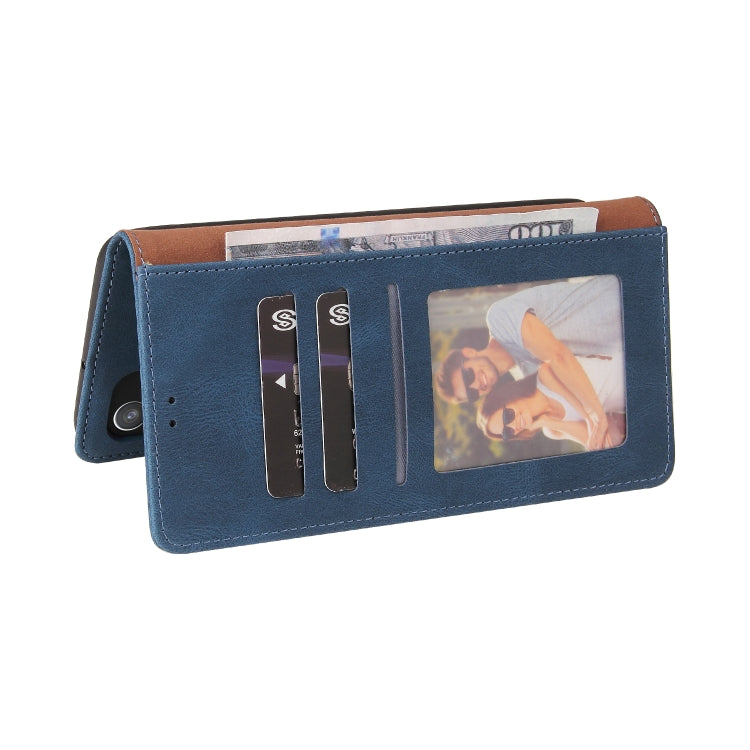 For Samsung Galaxy A32 4G Simple Suction Closure Horizontal Flip Leather Case with Holder & Card Slot & Wallet