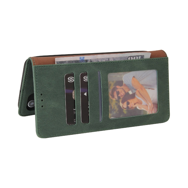 For Samsung Galaxy A32 4G Simple Suction Closure Horizontal Flip Leather Case with Holder & Card Slot & Wallet