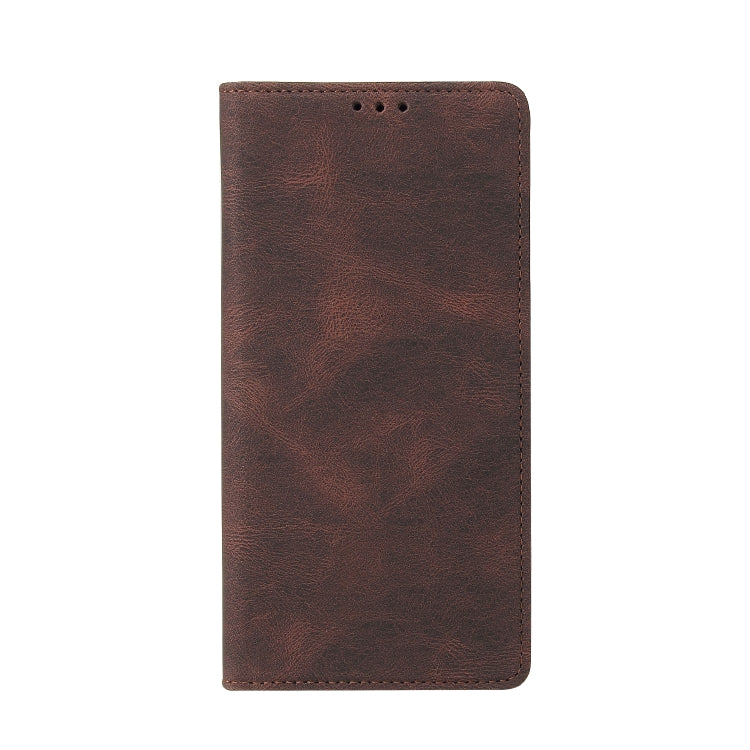For Samsung Galaxy A32 4G Simple Suction Closure Horizontal Flip Leather Case with Holder & Card Slot & Wallet
