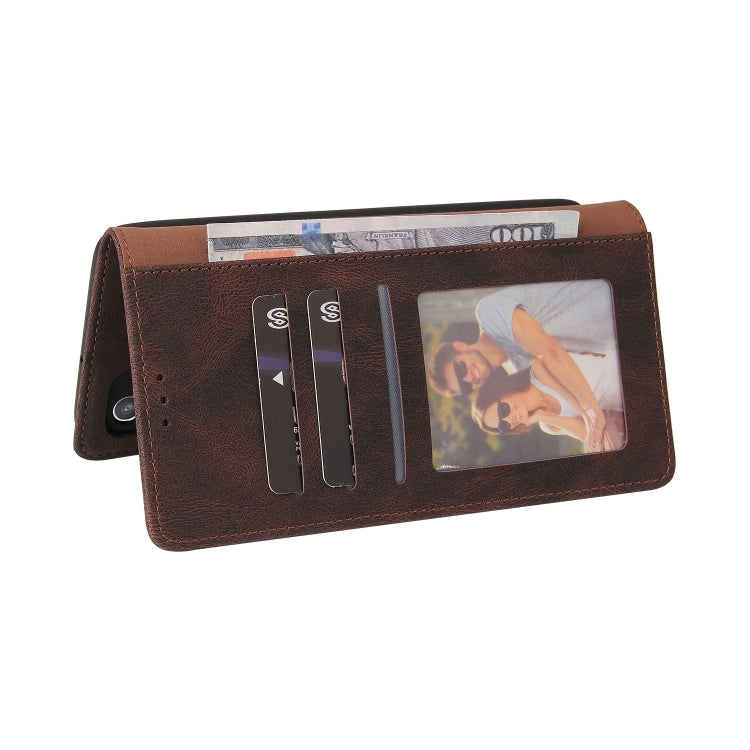 For Samsung Galaxy A32 4G Simple Suction Closure Horizontal Flip Leather Case with Holder & Card Slot & Wallet