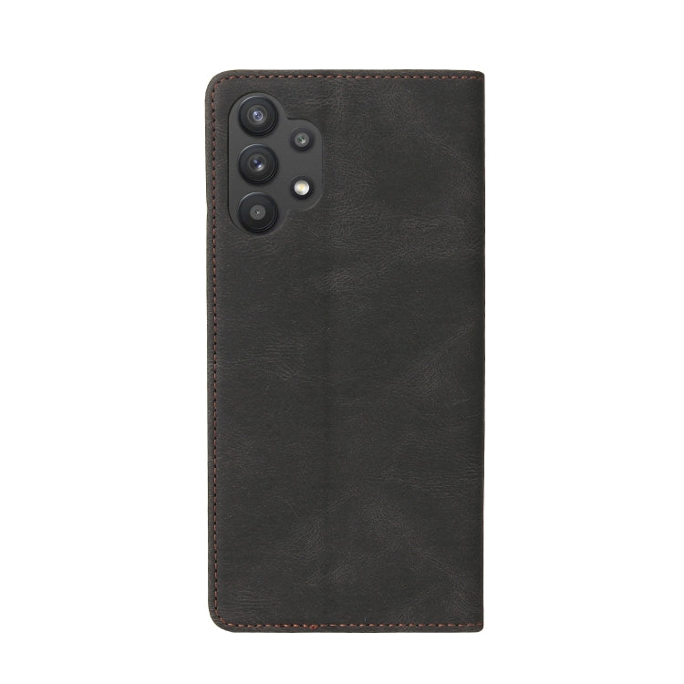 For Samsung Galaxy A32 5G Simple Suction Closure Horizontal Flip Leather Case with Holder & Card Slot & Wallet