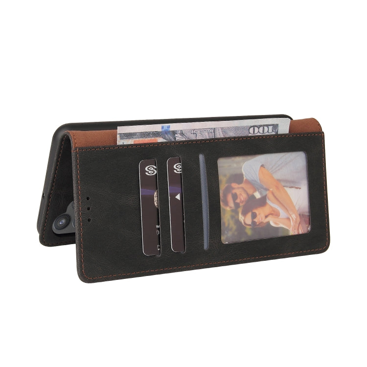 For Samsung Galaxy A32 5G Simple Suction Closure Horizontal Flip Leather Case with Holder & Card Slot & Wallet