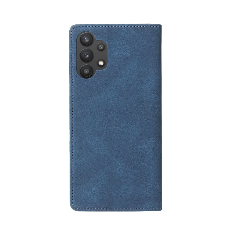 For Samsung Galaxy A32 5G Simple Suction Closure Horizontal Flip Leather Case with Holder & Card Slot & Wallet
