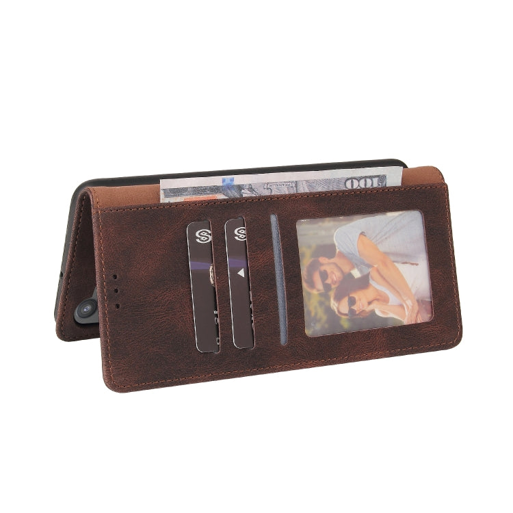 For Samsung Galaxy A32 5G Simple Suction Closure Horizontal Flip Leather Case with Holder & Card Slot & Wallet