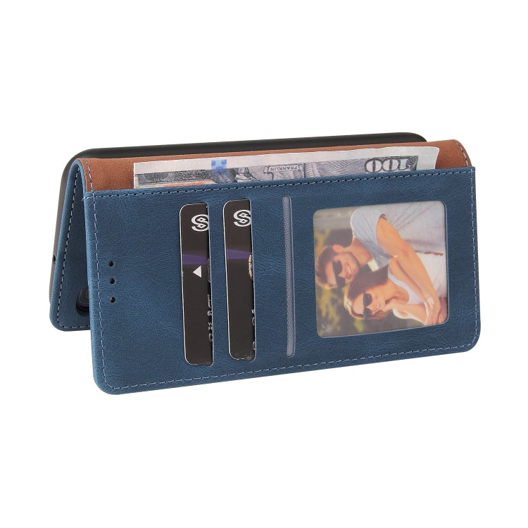 For Samsung Galaxy A40 Simple Suction Closure Horizontal Flip Leather Case with Holder & Card Slot & Wallet