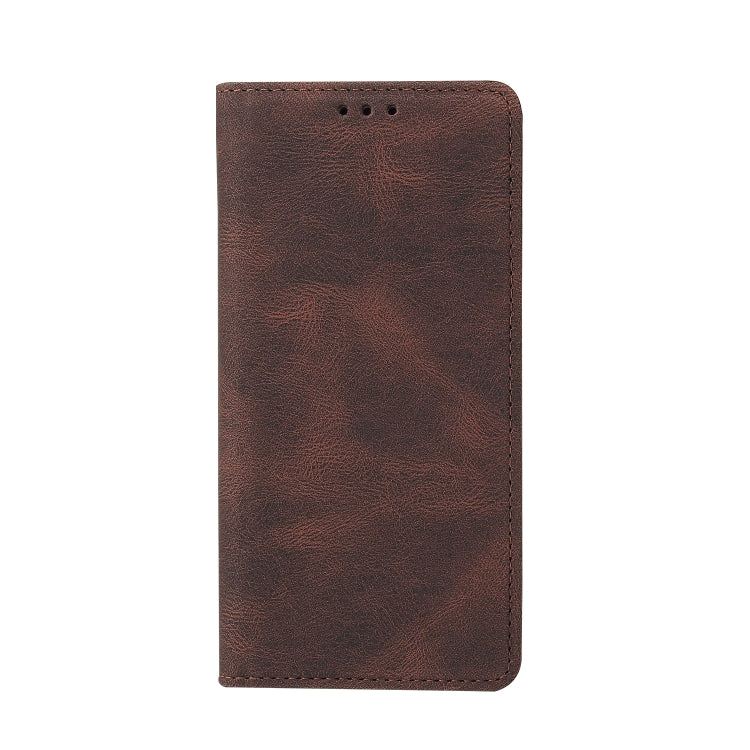 For Samsung Galaxy A40 Simple Suction Closure Horizontal Flip Leather Case with Holder & Card Slot & Wallet