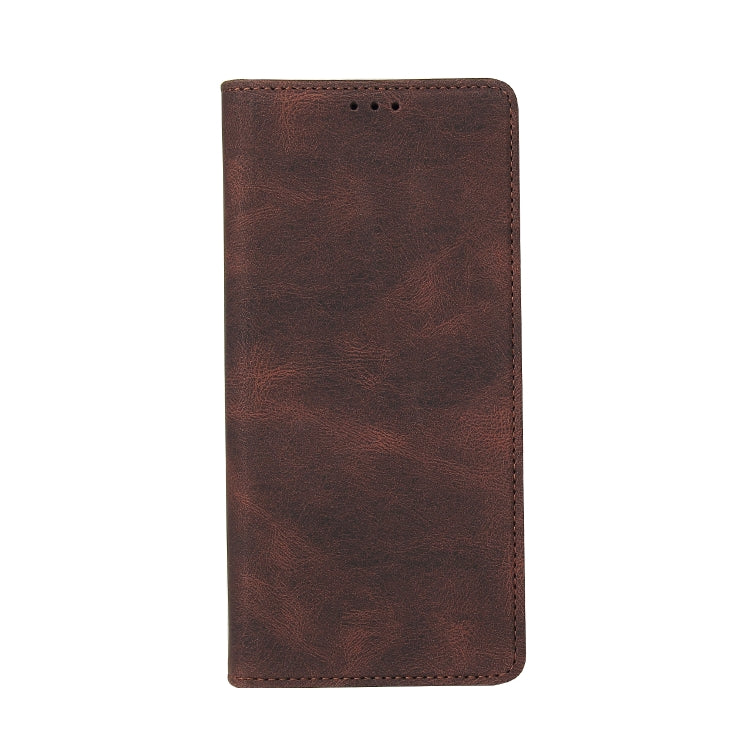 For Samsung Galaxy A42 5G Simple Suction Closure Horizontal Flip Leather Case with Holder & Card Slot & Wallet