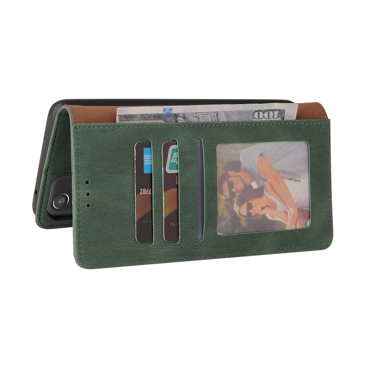 For Samsung Galaxy A52 5G / 4G Simple Suction Closure Horizontal Flip Leather Case with Holder & Card Slot & Wallet