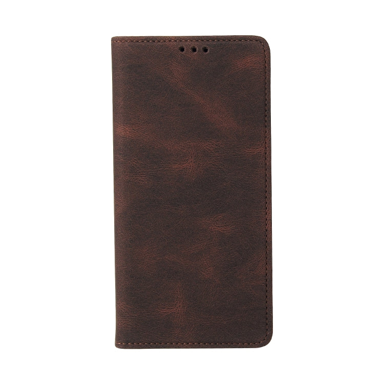 For Samsung Galaxy A52 5G / 4G Simple Suction Closure Horizontal Flip Leather Case with Holder & Card Slot & Wallet