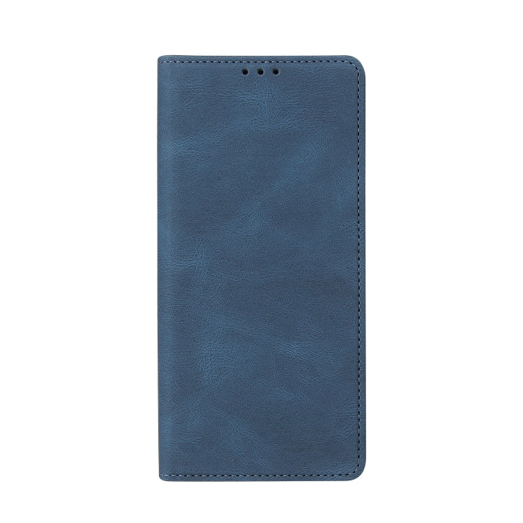 For Samsung Galaxy A70 Simple Suction Closure Horizontal Flip Leather Case with Holder & Card Slot & Wallet