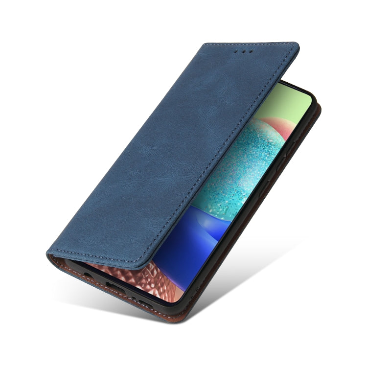 For Samsung Galaxy A71 Simple Suction Closure Horizontal Flip Leather Case with Holder & Card Slot & Wallet